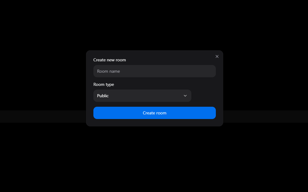 login page screenshot
